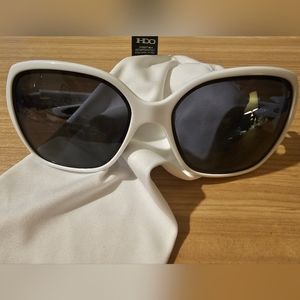 White Oakley Overtime Sunglasses